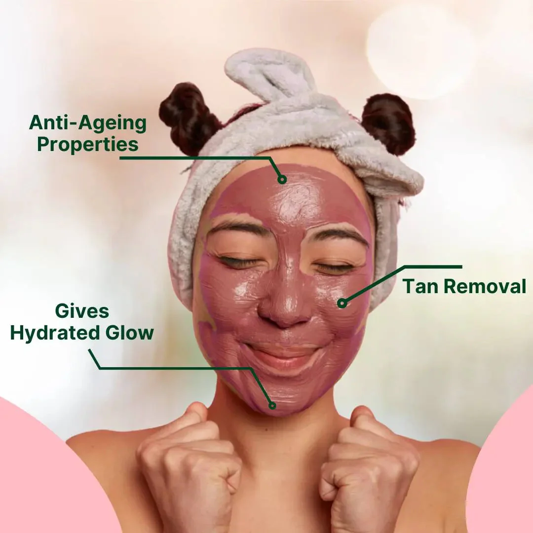 Beetroot Multani Mitti Powder Face Pack COMBO - Image 3